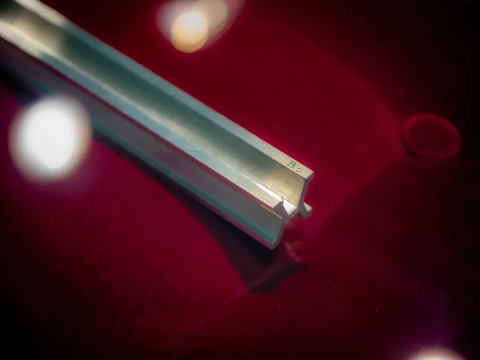 Bildet viser endestykket til prototypen på meteren, som nå er pensjonert